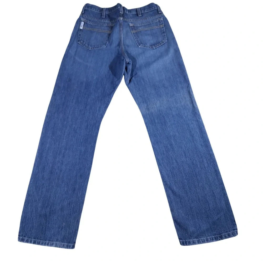 Cinch Up Mens Straight Leg Jeans Med Wash Blue Cotton Denim 31x32 (Fits 32x32)